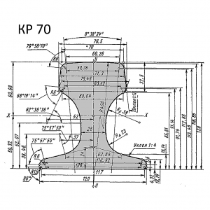 Крановый Рельс КР70